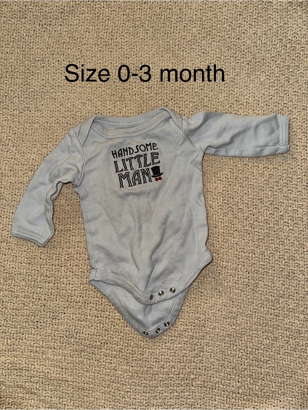 6 long sleeve baby onesies